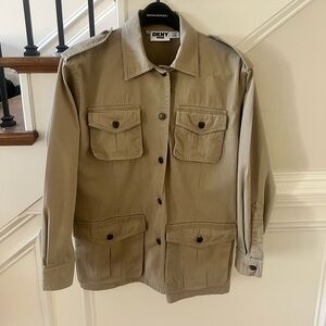 DKNY Vintage Military Inspired Safari Jacket